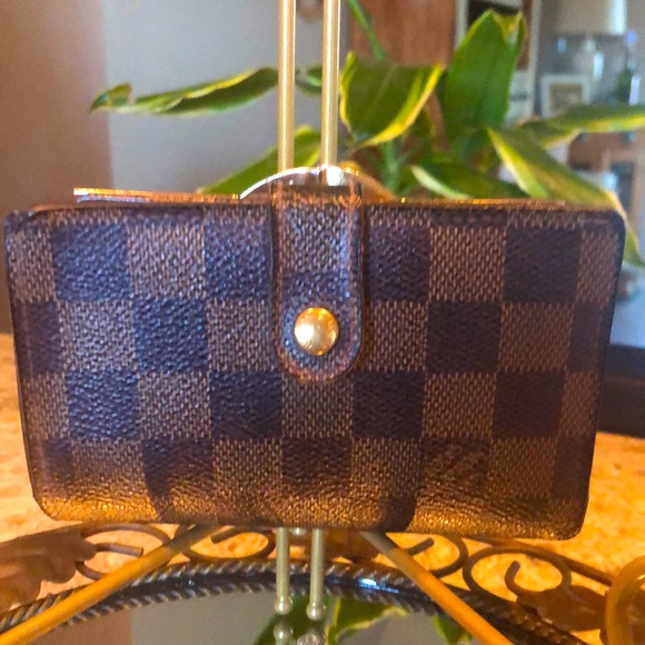 Louis Vuitton Handbags - Vintage Louis Vuitton Damier Ebene Kisslock Wallet